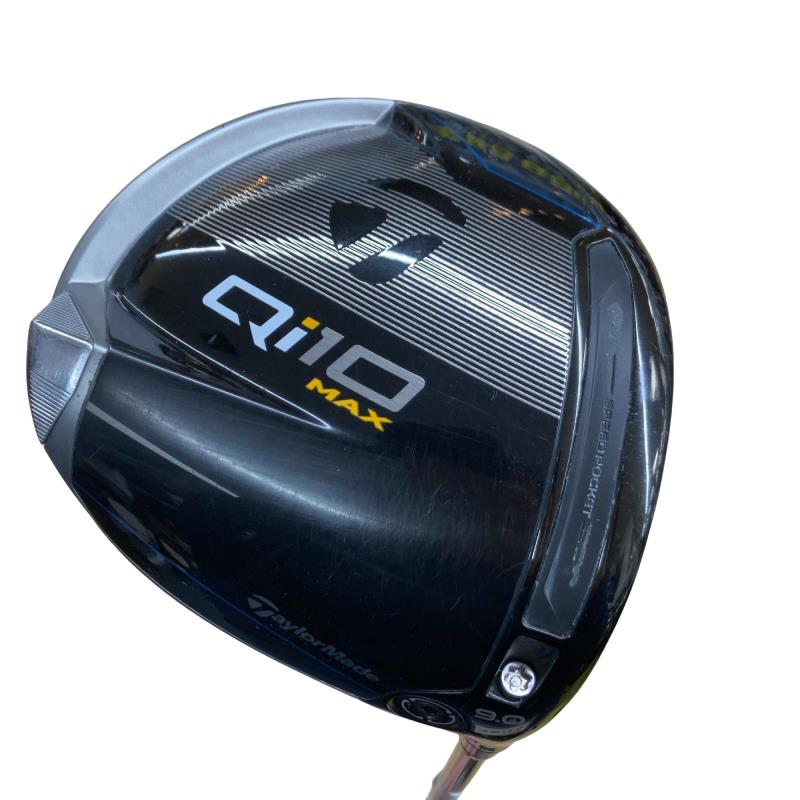 【中古】 テーラーメイド Qi10 MAX 9° ドライバー DR リシャフト (フレックスその他) メンズ 男性用 右利き 右用 Cランク ゴルフクラブ