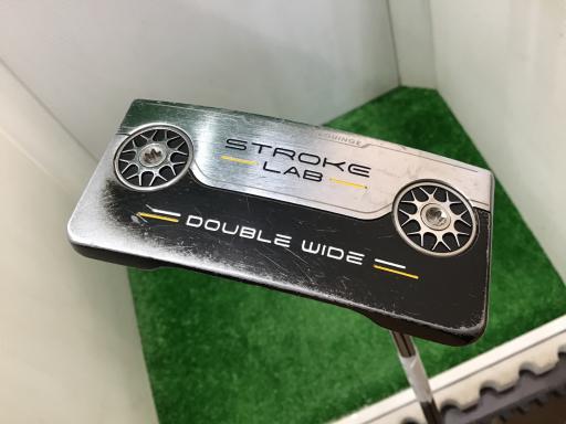 【中古】 オデッセイ STROKE LAB DOUBLE WIDE 34インチ パター PT STROKE LAB (フレックスその他) メンズ 男性用 右利き 右用 Cランク ゴルフクラブ