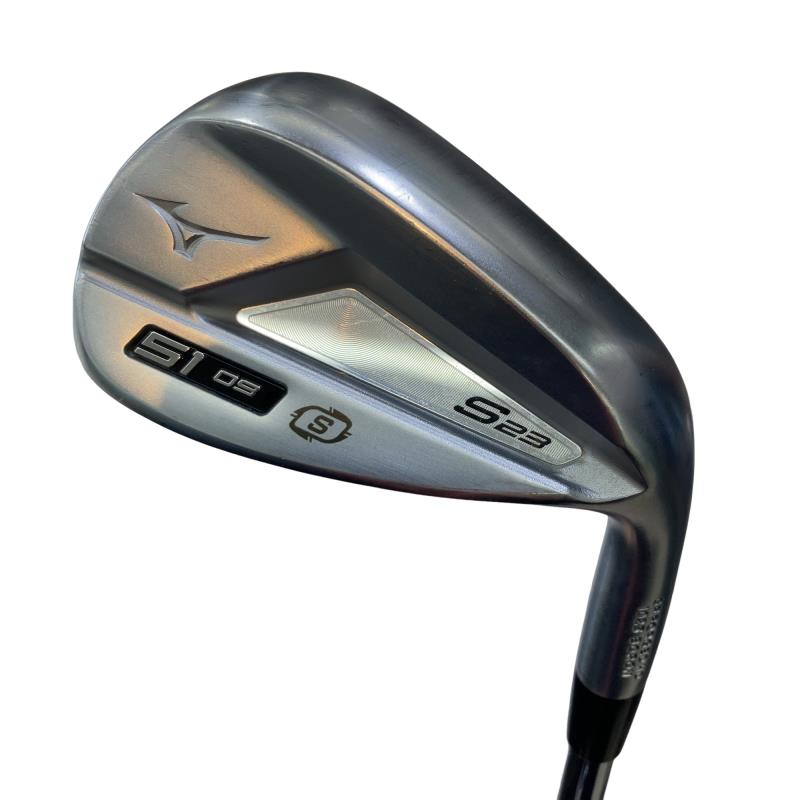 【中古】 ミズノ Mizuno S23(ホワイトサテン) 51°/09°S ウェッジ WG 純正特注シャフト (フレックスS) メンズ 男性用 右利き 右用 Cランク ゴルフクラブ