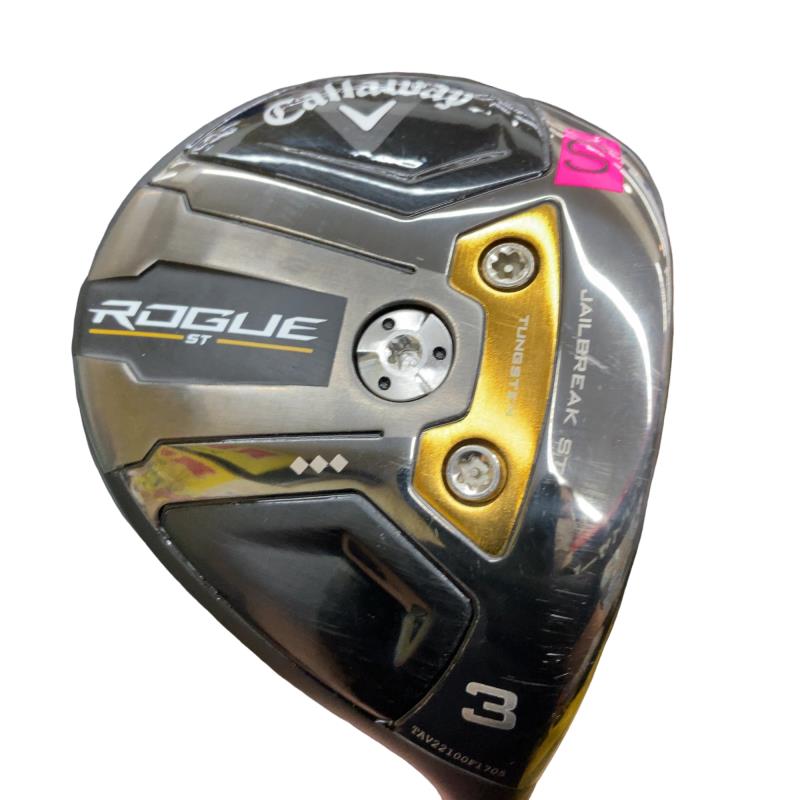 【中古】 キャロウェイ ROGUE ST ◆◆◆ 3W フェアウェイウッド FW リシャフト (フレックスその他) メンズ 男性用 右利き 右用 Bランク ゴルフクラブ