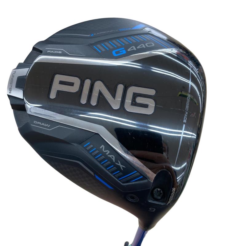 【中古】 ピン G440 MAX  9° １番ウッド DR ALTA J CB BLUE(DR) (フレックスS) メンズ 成人男性用 右利き 右用 C序列付ける ゴルフ野球クラブ