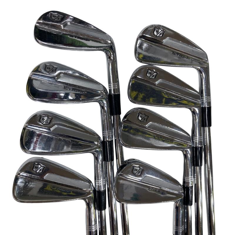 【中古】 ウィルソン Wilson staff STAFF MODEL BLADE 8S アイアン書き割り IR Dynamic Gold (フレックスS) メンズ 成人男性用 右利き 右用 D序列付ける ゴルフ野球クラブ