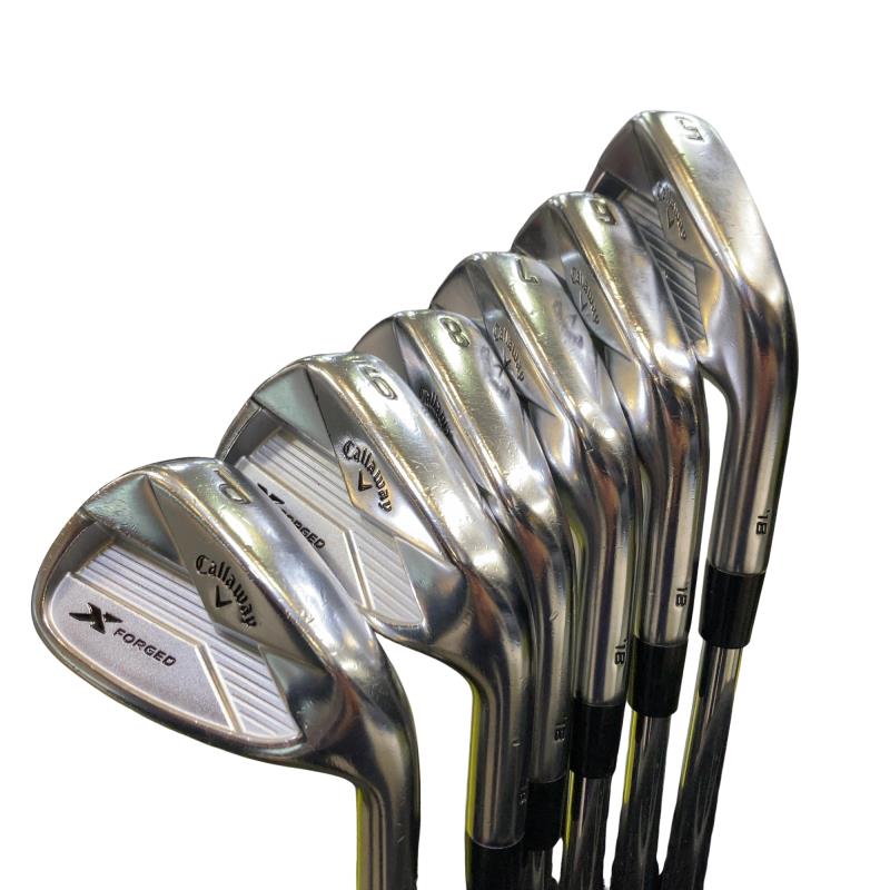 【中古】 キャロウェイ X FORGED(2018) 6S アイアン仕掛ける IR NS PRO MODUS3 TOUR120 (フレックスS) メンズ 成人男性用 右利き 右用 C価値づける ゴルフ野球クラブ
