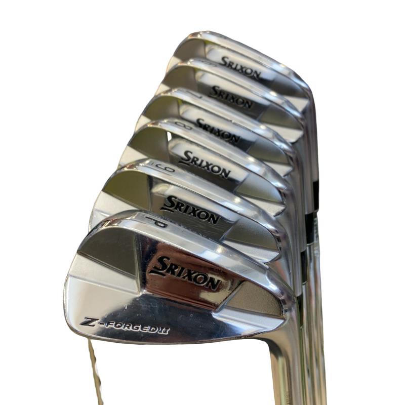 【中古】 ダンロップ SRIXON Z-FORGED II 6S アイアンセット IR 純正特注シャフト (フレックスS) メンズ 男性用 右利き 右用 Cランク ゴルフクラブ