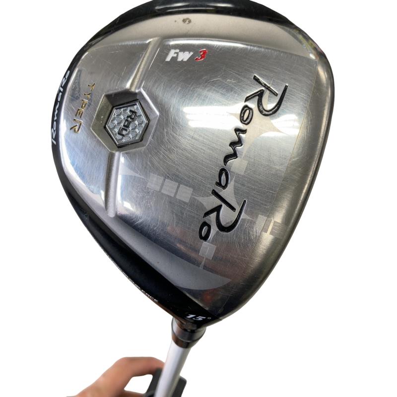 【中古】 RomaRo RomaRo Ray TYPE R しろがね色 3W フェアウェイウッド FW リシャフト (フレックス余分の物) メンズ 成人男性用 右利き 右用 C位置づける ゴルフ野球クラブ