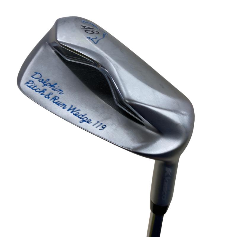 【中古】 キャスコ Dolphin Pitch＆Run Wedge DPW-119 48° 34in(ジャンボグリップ) ウェッジ WG Dolphin 一風変わったスチール写真 (フレックス余分の物) メンズ 成人男性用 右利き 右用 C序列付ける ゴルフ野球クラブ
