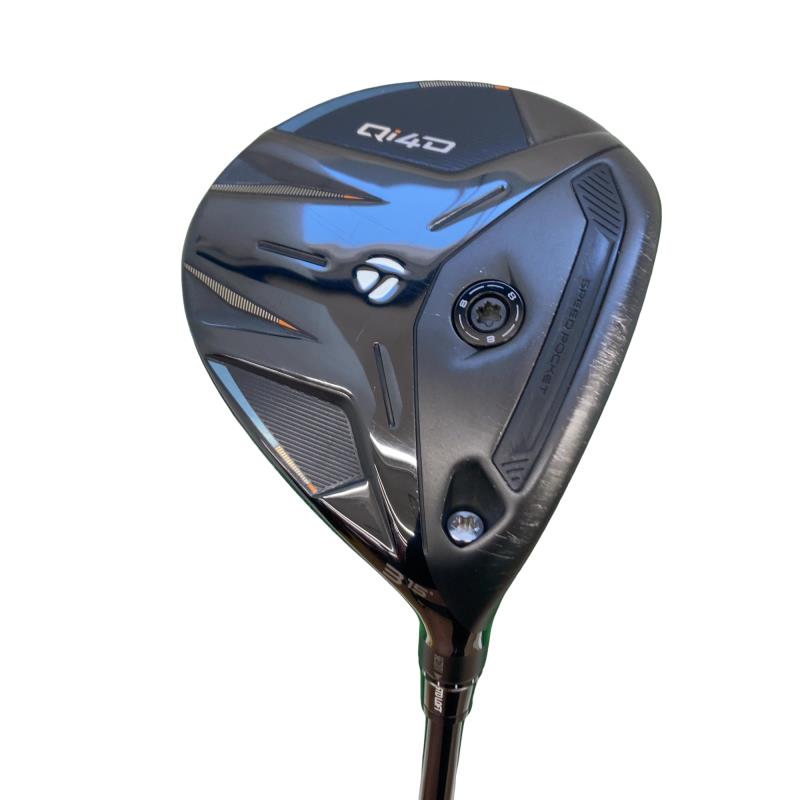 【中古】 テーラーメイド Qi4D 3W フェアウェイウッド FW REAX 55(Qi4D FW) (フレックスS) メンズ 男性用 右利き 右用 Cランク ゴルフクラブ