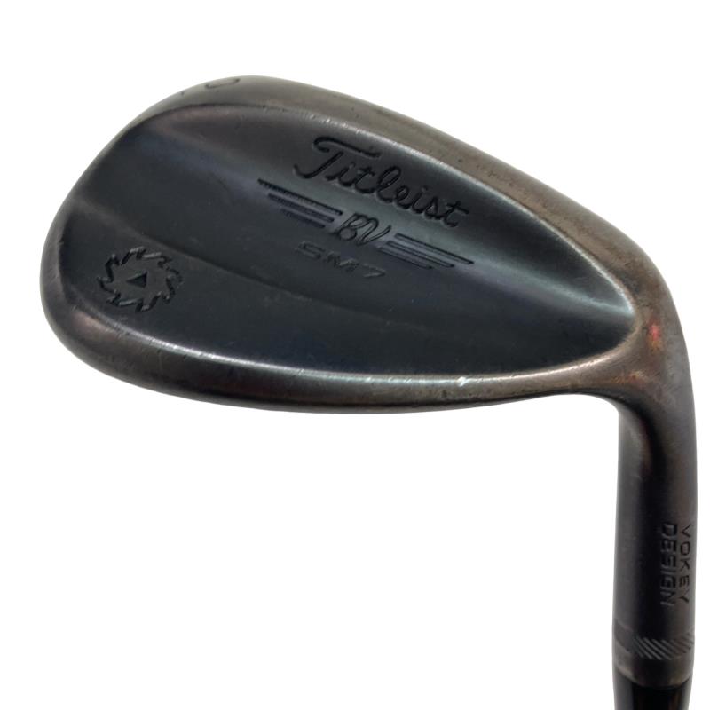 【中古】 タイトリスト VOKEY SPIN MILLED SM7 ジェットブラック 60°/04°L ウェッジ WG Dynamic Gold (フレックスS) メンズ 男性用 右利き 右用 Cランク ゴルフクラブ