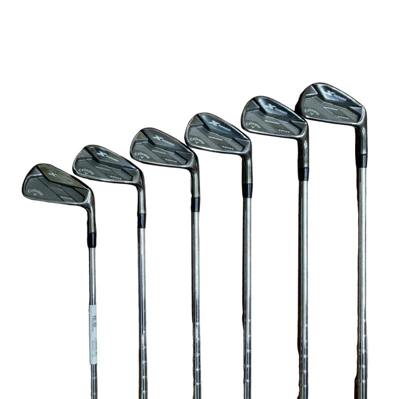 【中古】 キャロウェイ X FORGED STAR SMOKE 6S アイアンセット IR リシャフト (フレックスその他) メンズ 男性用 右利き 右用 Cランク ゴルフクラブ