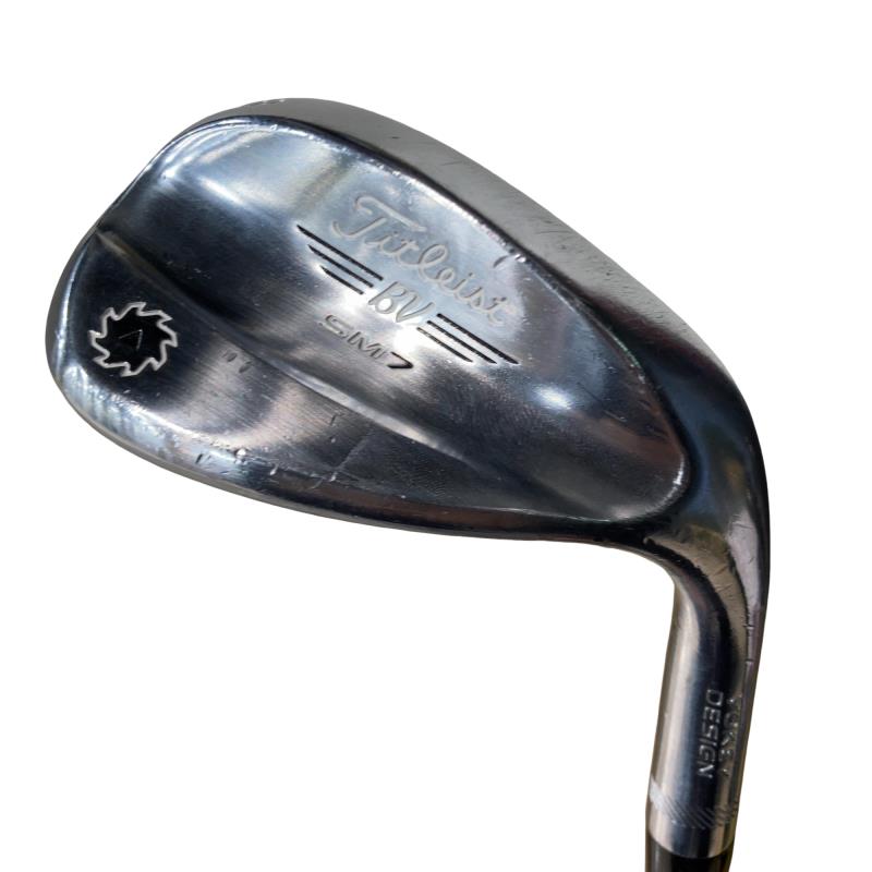 【中古】 タイトリスト VOKEY SPIN MILLED SM7 ツアークロム 58°/14°K ウェッジ WG NS PRO MODUS3 TOUR120 (フレックスS) メンズ 男性用 右利き 右用 Cランク ゴルフクラブ