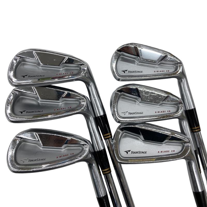 【中古】 ブリヂストン TOURSTAGE X-BLADE CB(2006) 6S アイアンセット IR NS PRO 950GH (フレックスS) メンズ 男性用 右利き 右用 Cランク ゴルフクラブ