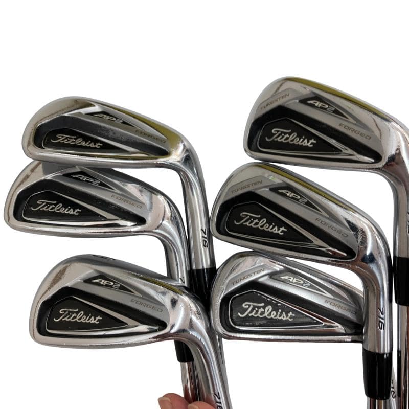 【中古】 タイトリスト Titleist AP2 716 6S アイアン仕掛ける IR NS PRO 950GH (フレックスS) メンズ 成人男性用 右利き 右用 C価値づける ゴルフ野球クラブ