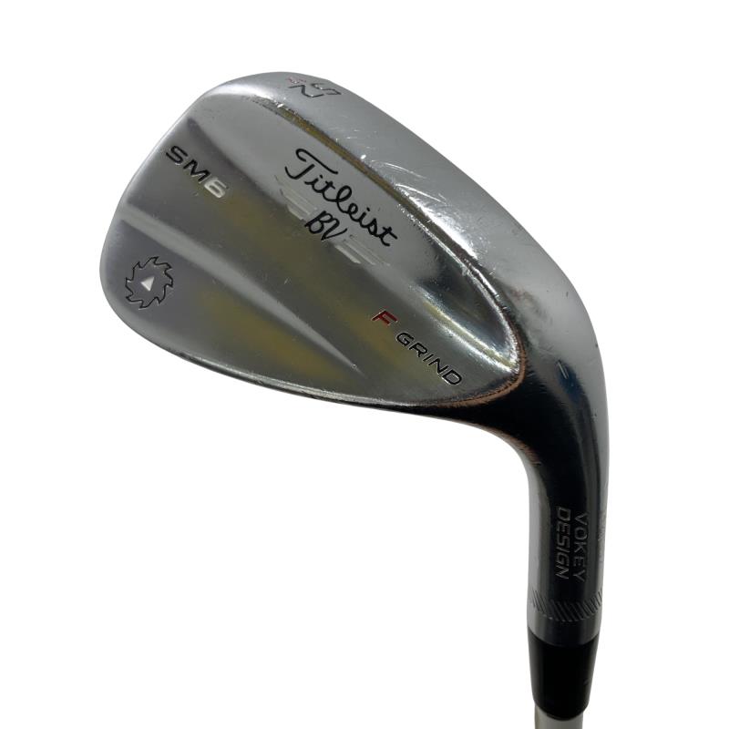 【中古】 タイトリスト VOKEY SPIN MILLED SM6 ツアークロム 52°/12°F USA ウェッジ WG Dynamic Gold (フレックスその他) メンズ 男性用 右利き 右用 Dランク ゴルフクラブ