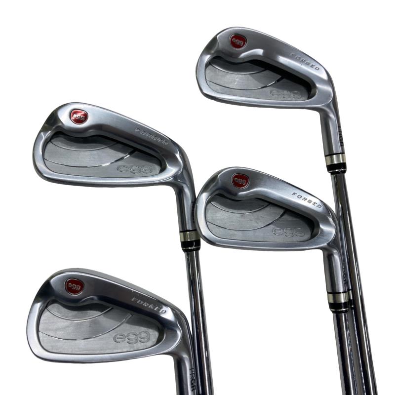 【中古】 プロギア egg PF(2017)  6S アイアンセット IR 純正特注シャフト (フレックスS) メンズ 男性用 右利き 右用 Cランク ゴルフクラブ