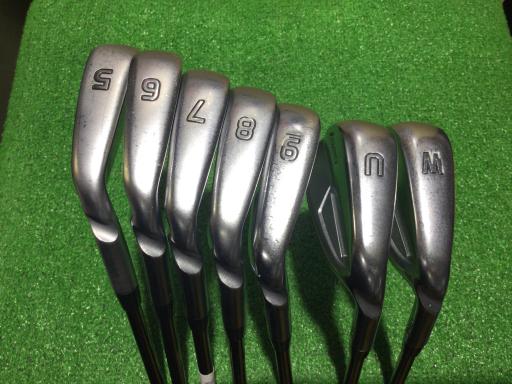 【中古】 ピン i525 7S アイアンセット IR PING TOUR 2.0 CHROME I (フレックスS) メンズ 男性用 右利き 右用 Cランク ゴルフクラブ
