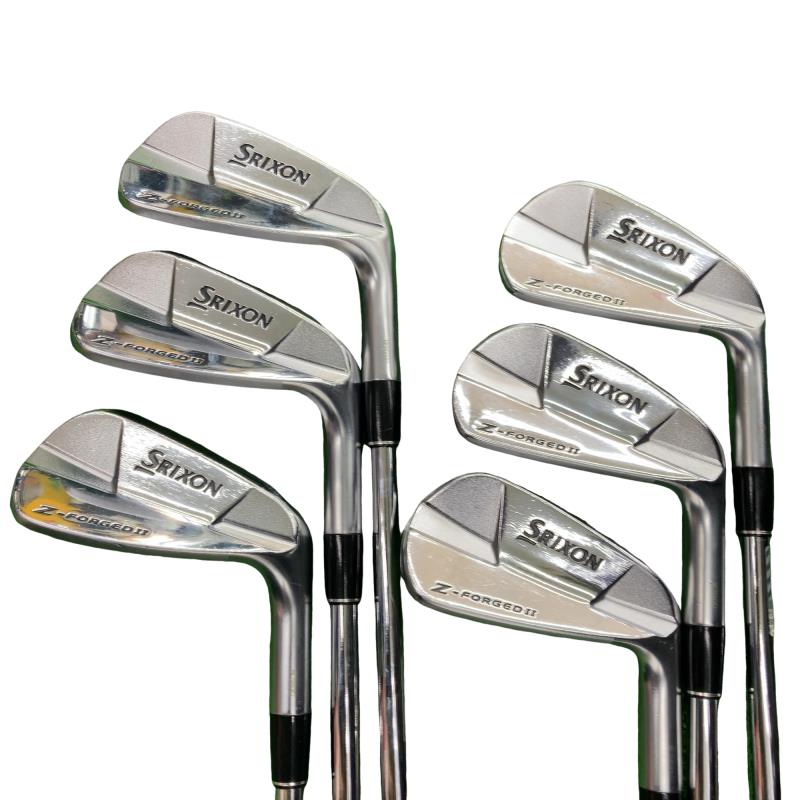 【中古】 ダンロップ SRIXON Z-FORGED II 6S アイアンセット IR 純正特注シャフト (フレックスS) メンズ 男性用 右利き 右用 Dランク ゴルフクラブ|ゴルフパートナー 中古クラブ店