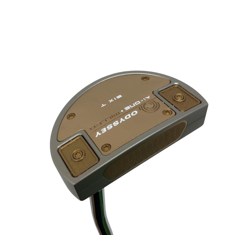 【中古】 オデッセイ Ai-ONE・MILLED SIX T しろがね色 34in パター PT STROKE LAB 90 スチール写真 (フレックス余分の物) メンズ 成人男性用 右利き 右用 B位置づける ゴルフ野球クラブ