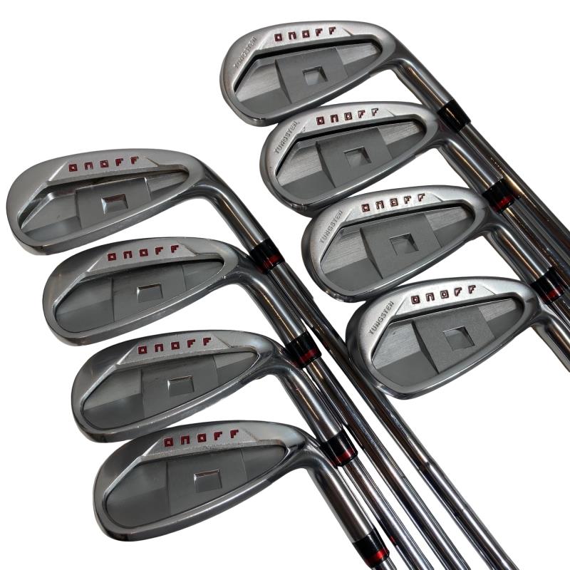 【中古】 ダイワ(グローブライド) ONOFF(2022) AKA 8S アイアンセット IR KBS TOUR LITE 100 (フレックスS) メンズ 男性用 右利き 右用 Cランク ゴルフクラブ
