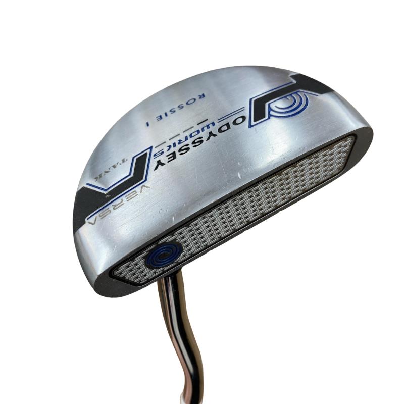 【中古】 オデッセイ WORKS VERSA TANK ROSSIE I 34in パター PT スチール写真 (フレックス余分の物) メンズ 成人男性用 右利き 右用 C位置づける ゴルフ野球クラブ