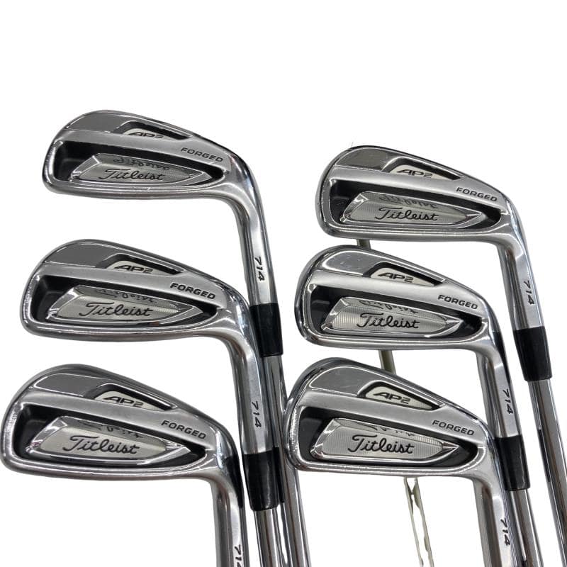 【中古】 タイトリスト Titleist AP2 714 6S アイアン書き割り IR Dynamic Gold (フレックスS) メンズ 成人男性用 右利き 右用 C位置づける ゴルフ野球クラブ
