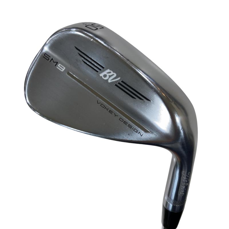 【中古】 タイトリスト VOKEY SPIN MILLED SM9 ツアークロム 50°/12°F ウェッジ WG Dynamic Gold (フレックスS) メンズ 男性用 右利き 右用 Cランク ゴルフクラブ