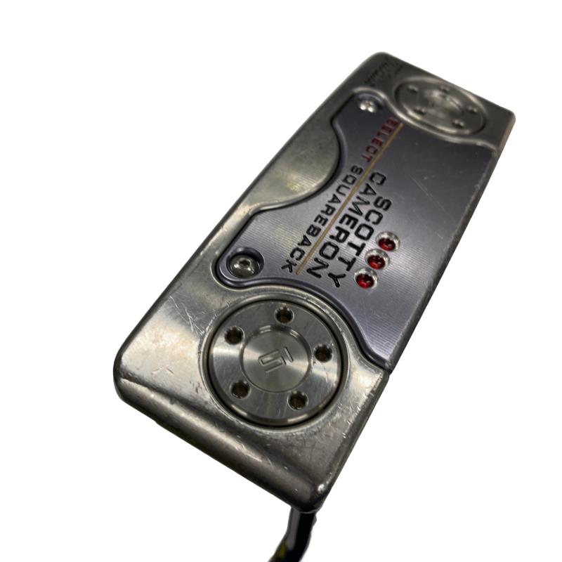 【中古】 タイトリスト SCOTTY CAMERON select SQUAREBACK(2018) 34インチ パター PT スチール (フレックスその他) メンズ 男性用 右利き 右用 Cランク ゴルフクラブ