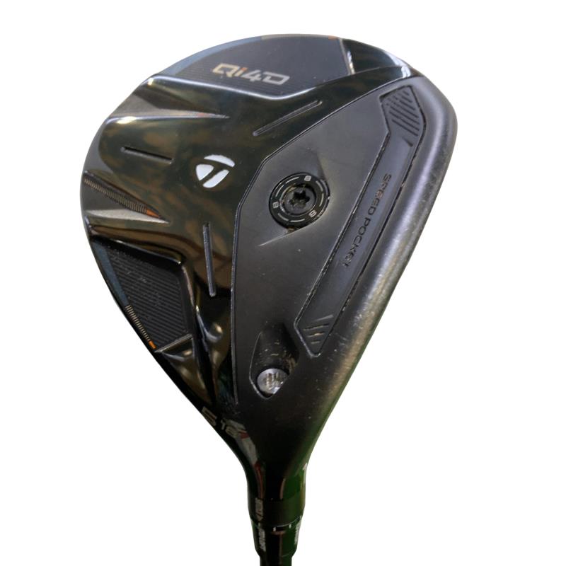 【中古】 テーラーメイド Qi4D 5W フェアウェイウッド FW REAX 65(Qi4D FW) (フレックスS) メンズ 男性用 右利き 右用 Cランク ゴルフクラブ