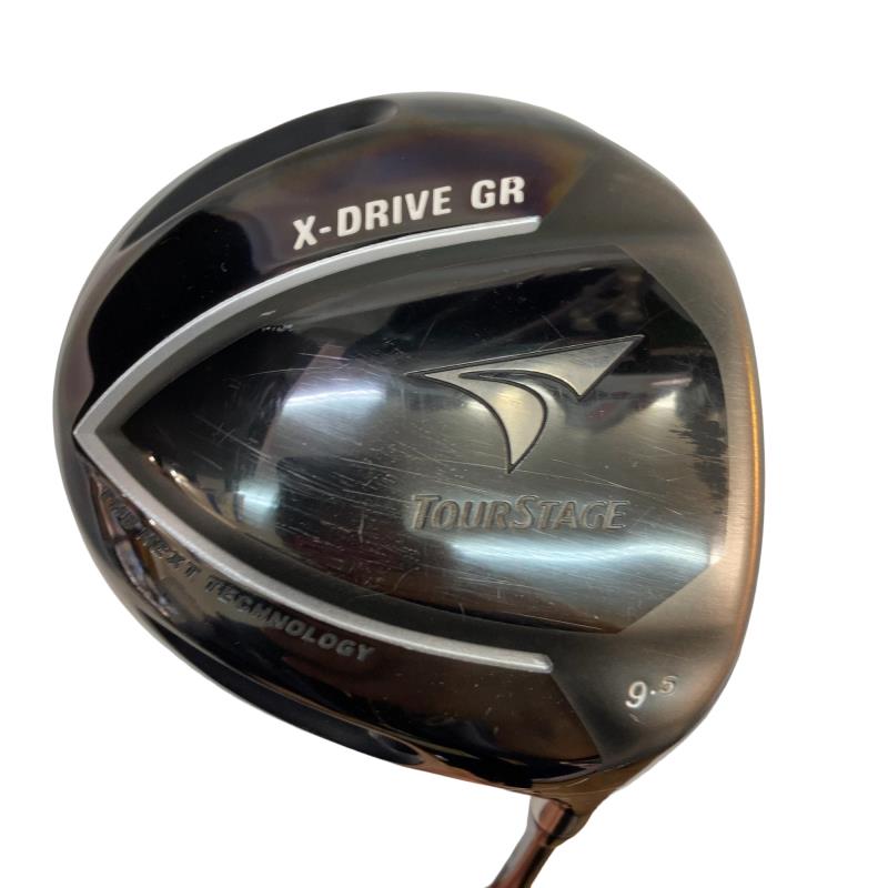 【中古】 ブリヂストン TOURSTAGE X-DRIVE GR BLACK 9.5° ドライバー DR Tour AD B08-05 (フレックスS) メンズ 男性用 右利き 右用 Cランク ゴルフクラブ