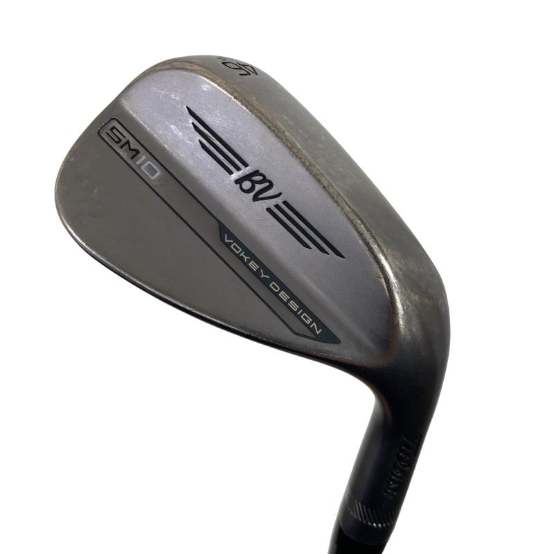 【中古】 タイトリスト VOKEY SPIN MILLED SM10 ニッケル 46°/10°F ウェッジ WG Dynamic Gold (フレックスS) メンズ 男性用 右利き 右用 Cランク ゴルフクラブ