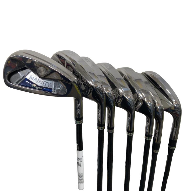 【中古】 マジェスティゴルフ(旧マルマン) MAJESTY ROYAL BLACK 7S アイアン仕掛ける IR MAJESTY LV510(アイアン) (フレックスR) メンズ 成人男性用 右利き 右用 C価値づける ゴルフ野球クラブ