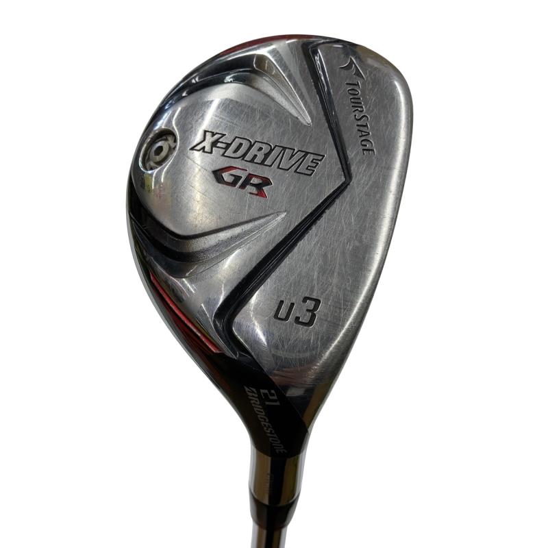 【中古】 ブリヂストン TOURSTAGE X-DRIVE GR(2010) U3 ユーティリティ UT リシャフト (フレックスその他) メンズ 男性用 右利き 右用 Cランク ゴルフクラブ