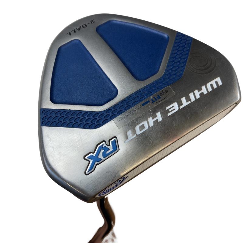 【中古】 オデッセイ WHITE HOT RX 2・BALL V-LINE 33in パター PT スチール写真 (フレックス余分の物) メンズ 成人男性用 右利き 右用 C位置づける ゴルフ野球クラブ