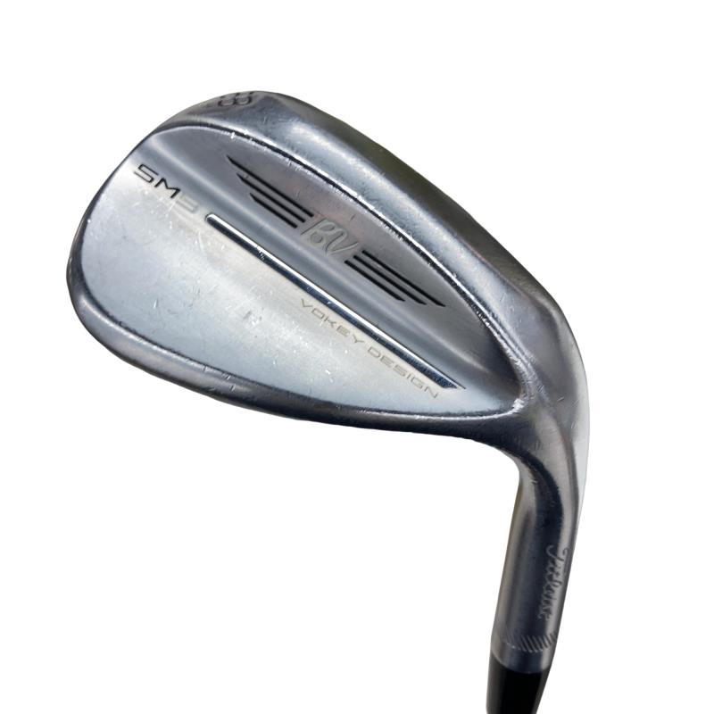 【中古】 タイトリスト VOKEY SPIN MILLED SM9 ツアークロム 58°/08°M ウェッジ WG BV 105 (フレックスその他) メンズ 男性用 右利き 右用 Cランク ゴルフクラブ