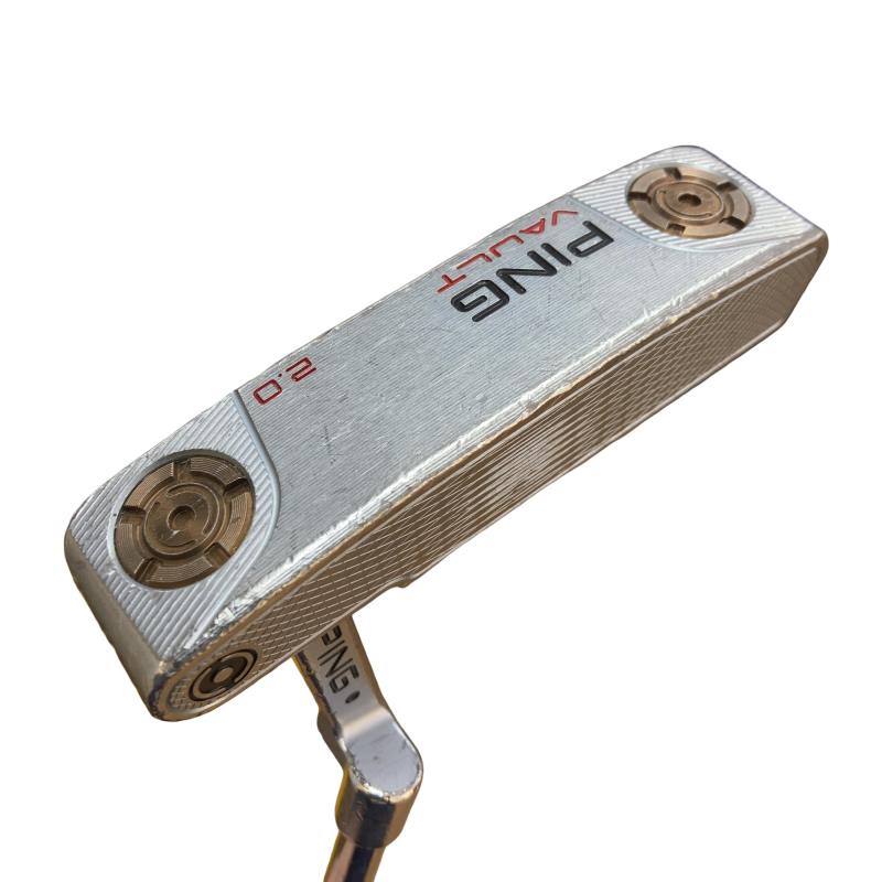 【中古】 ピン VAULT 2.0 DALE ANSER プラチナム(350g) 33インチ(PP58グリップ) パター PT スチール (フレックスその他) メンズ 男性用 右利き 右用 Dランク ゴルフクラブ