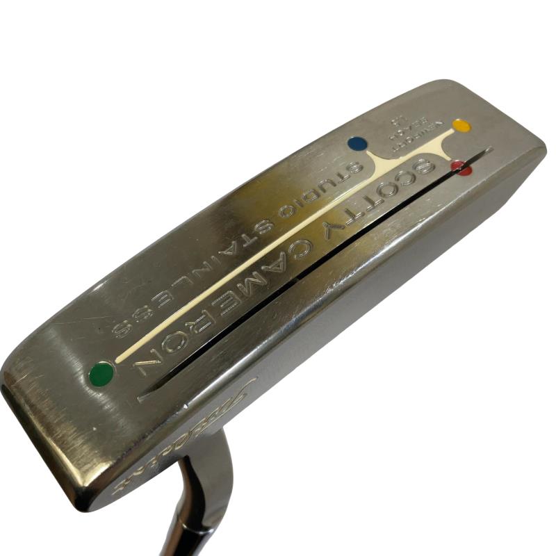 【中古】 タイトリスト SCOTTY CAMERON STUDIO STAINLESS NEWPORT BEACH 1.5 35インチ パター PT スチール (フレックスその他) メンズ 男性用 右利き 右用 Cランク ゴルフクラブ