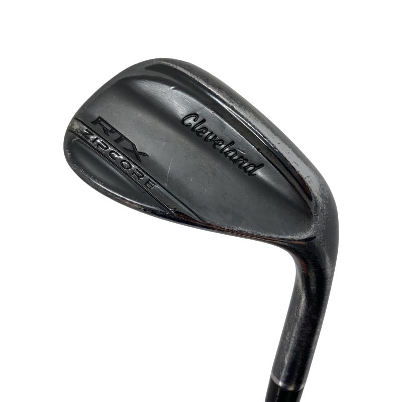 【中古】 クリーブランド Cleveland RTX ZIPCORE ブラックサテン 52°/10° MID ウェッジ WG リシャフト (フレックスその他) メンズ 男性用 右利き 右用 Cランク ゴルフクラブ