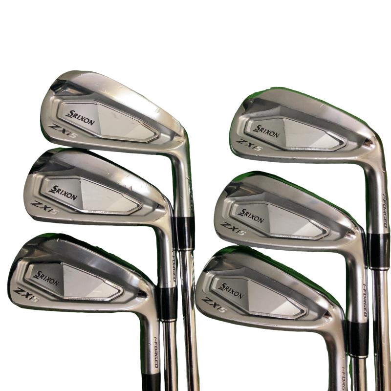 【中古】 ダンロップ SRIXON ZXi5 6S アイアンセット IR 純正特注シャフト (フレックスS) メンズ 男性用 右利き 右用 Cランク ゴルフクラブ|ゴルフパートナー 中古クラブ店