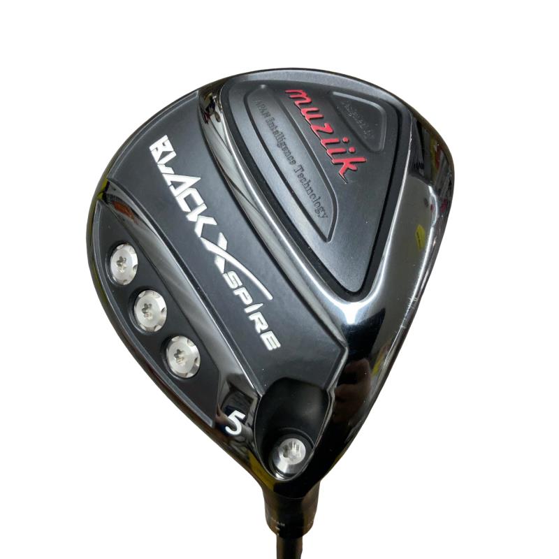【中古】 muziik muziik BLACK XSPIRE 5W フェアウェイウッド FW 純然たる特注矢がら (フレックスSR) メンズ 成人男性用 右利き 右用 B位置づける ゴルフ野球クラブ