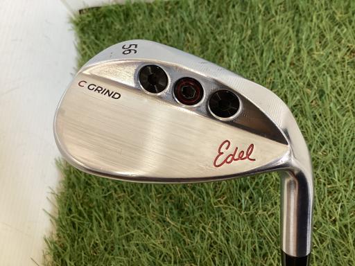 【中古】 Edel GOLF Edel GOLF SMSウェッジ 56° CーGRIND ウェッジ WG 純正特注シャフト (フレックスS) メンズ 男性用 右利き 右用 Cランク ゴルフクラブ