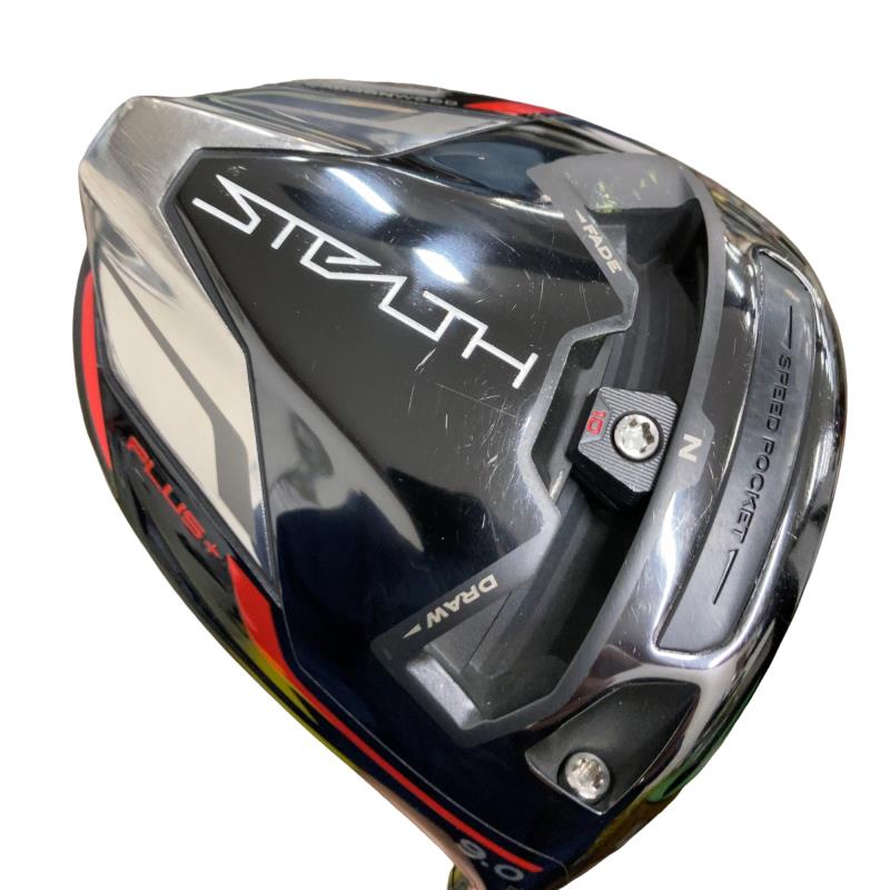 【中古】 テーラーメイド STEALTH PLUS+ 9° ドライバー DR 純正特注シャフト (フレックスS) メンズ 男性用 右利き 右用 Cランク ゴルフクラブ