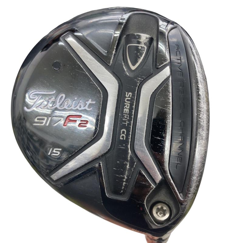 【中古】 タイトリスト 917 F2 15° フェアウェイウッド FW Titleist Speeder 517 (フレックスS) メンズ 成人男性用 右利き 右用 C位置づける ゴルフ野球クラブ