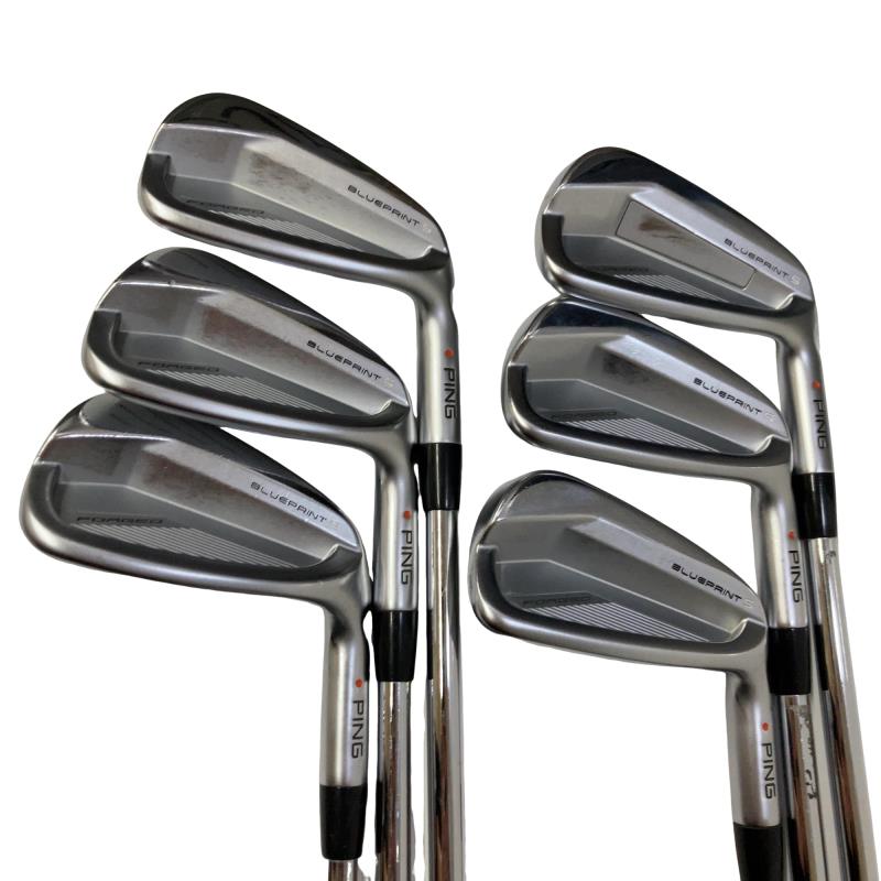 【中古】 ピン BLUEPRINT S 8S アイアンセット IR NS PRO MODUS3 TOUR115 (フレックスS) メンズ 男性用 右利き 右用 Cランク ゴルフクラブ