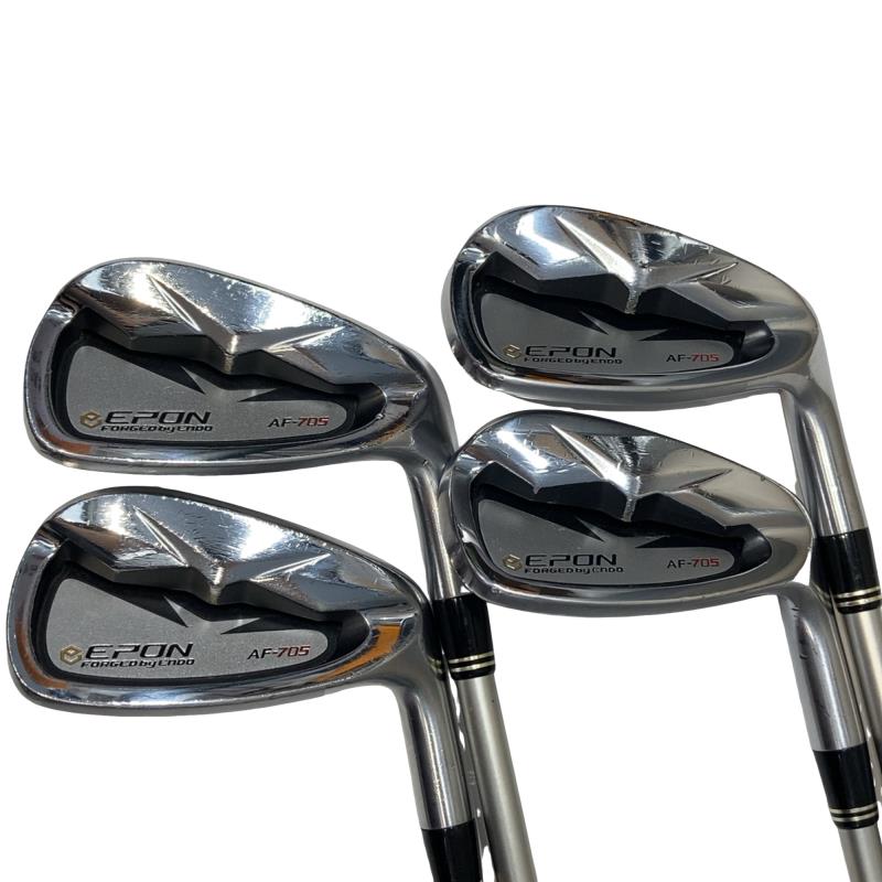 【中古】 エポンゴルフ株式会社 EPON AF-705 6S アイアン書き割り IR 純然たる特注矢がら (フレックスS) メンズ 成人男性用 右利き 右用 D位置づける ゴルフ野球クラブ