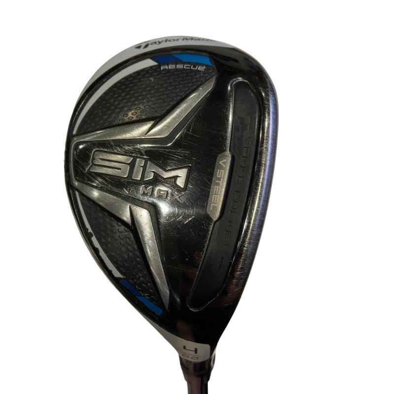 【中古】 仕立て屋お手伝いさん SIM MAX U4 ありがた味 UT TENSEI BLUE TM60(UT) (フレックスR) メンズ 成人男性用 右利き 右用 C価値づける ゴルフ野球クラブ