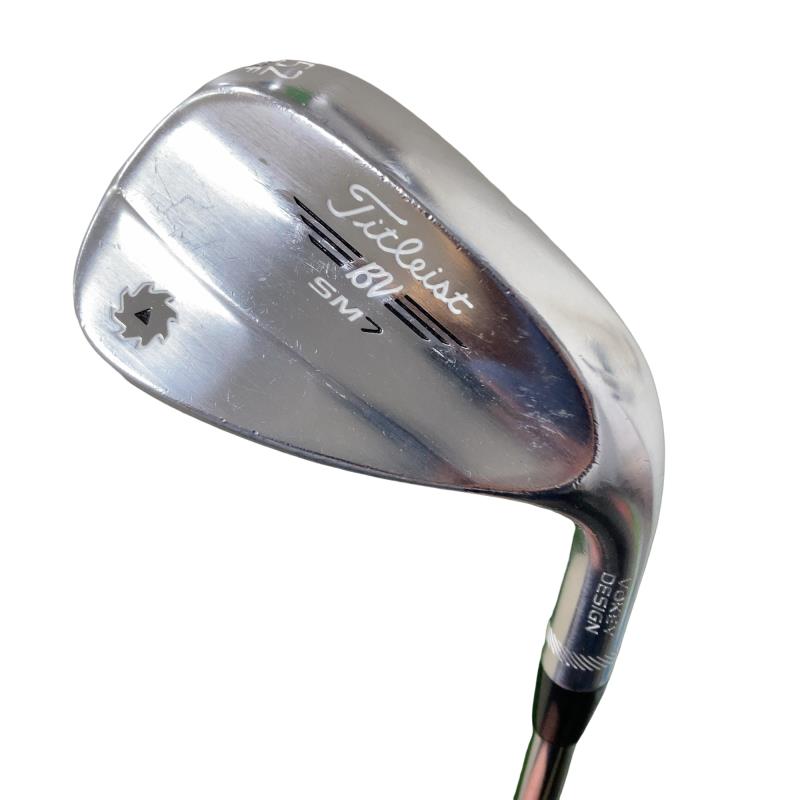 【中古】 タイトリスト VOKEY SPIN MILLED SM7 ツアークロム 52°/12°F ウェッジ WG Dynamic Gold (フレックスS) メンズ 男性用 右利き 右用 Cランク ゴルフクラブ