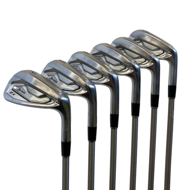 【中古】 ダンロップ SRIXON ZX5 Mk II 6S アイアンセット IR 純正特注シャフト (フレックスその他) メンズ 男性用 右利き 右用 Dランク ゴルフクラブ