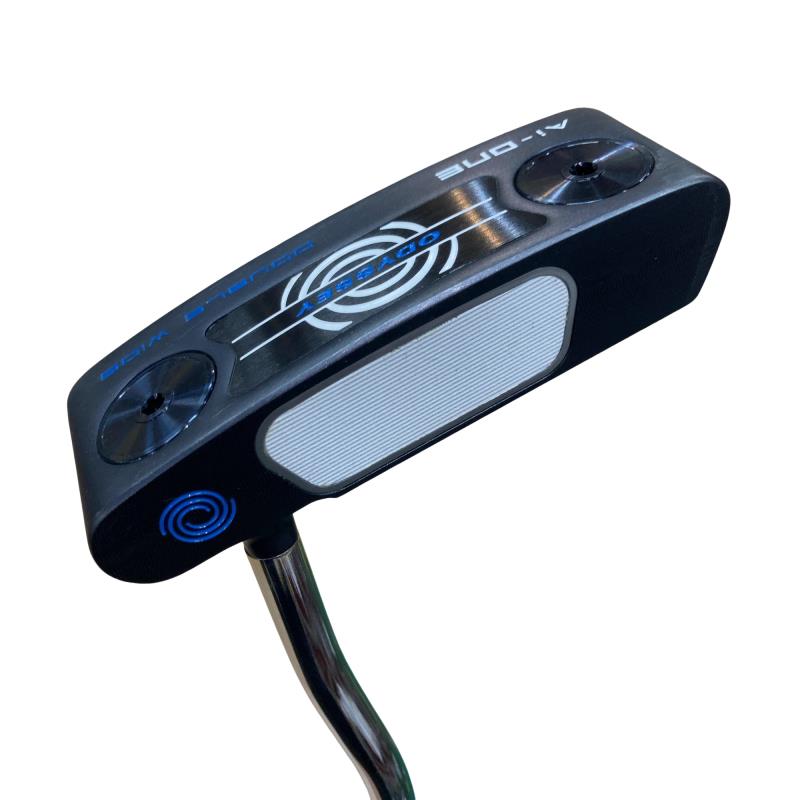 【中古】 オデッセイ Ai-ONE DOUBLE WIDE DB 33in パター PT STROKE LAB 90 スチール写真 (フレックス余分の物) メンズ 成人男性用 右利き 右用 C位置付ける ゴルフ野球クラブ パター-ゴルフ