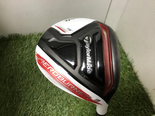 【中古】 テーラーメイド AERO BURNER 3W フェアウェイウッド FW TM1-215(フェアウェイ) (フレックスS) メンズ 男性用 右利き 右用 Cランク ゴルフクラブ