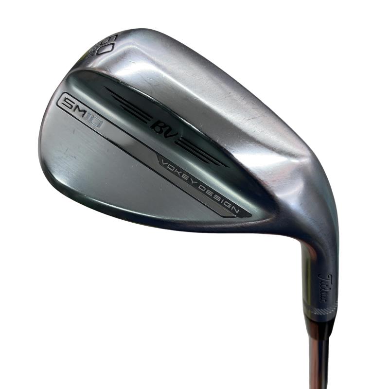 【中古】 タイトリスト VOKEY SPIN MILLED SM10 ツアークロム 60°/08°M ウェッジ WG Dynamic Gold (フレックスS) メンズ 男性用 右利き 右用 Cランク ゴルフクラブ