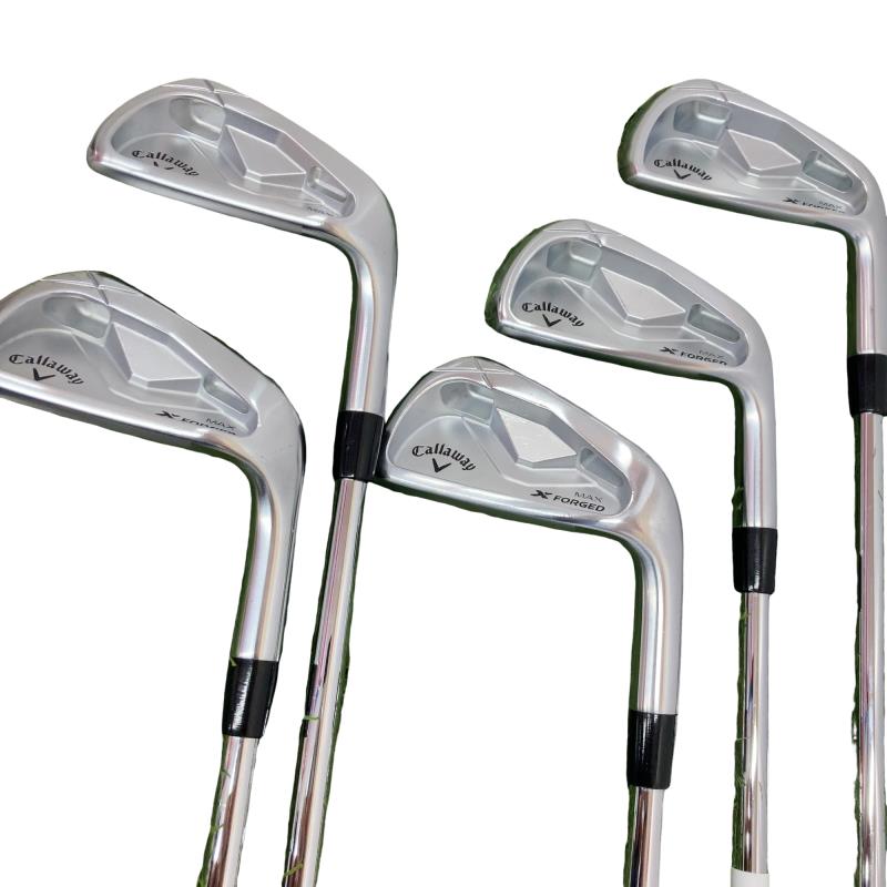 【中古】 キャロウェイ X FORGED MAX(2025) 5S アイアンセット IR 純正特注シャフト (フレックスS) メンズ 男性用 右利き 右用 Cランク ゴルフクラブ